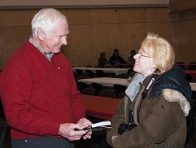 Hélèna Katz and Canadian Governor-General David Johnston